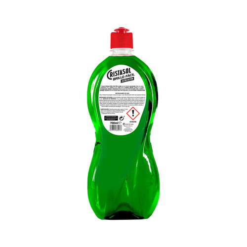 CRISTASOL Detergente lavavajillas a mano CRISTASOL BRILLO FÁCIL 700 ml.