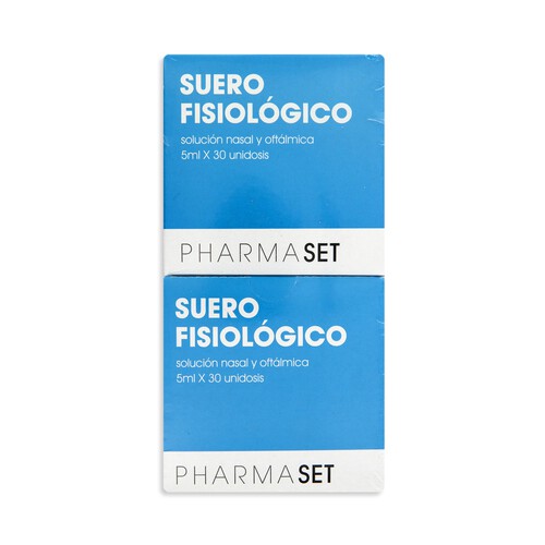Suero fisiológico nasal y oftálmológico PHARMASET 2 x 30 Monodósis