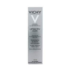 Vichy Tratamiento con Agua Termal, Re-tensor Anti-arrugas , Calmante y Regenerante Vichy Liftactiv 15 Ml.