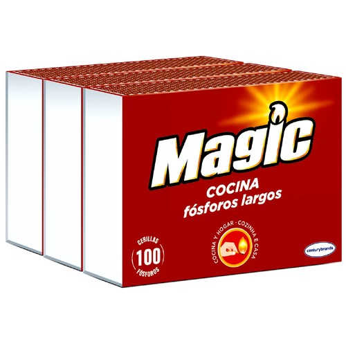 MAGIC Cerillas largas MAGIC pack 3 uds.