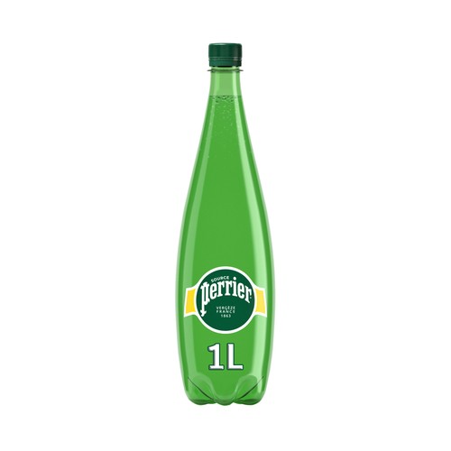 PERRIER Agua mineral con gas botella de 1 l.
