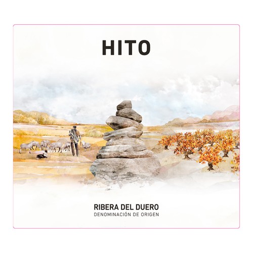 HITO Vino tinto con D.O. Ribera del Duero botella 75 cl.