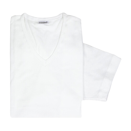Camiseta interior termal de maga larga para hombre ABANDERADO 209, color blanco, talla 48 (M).