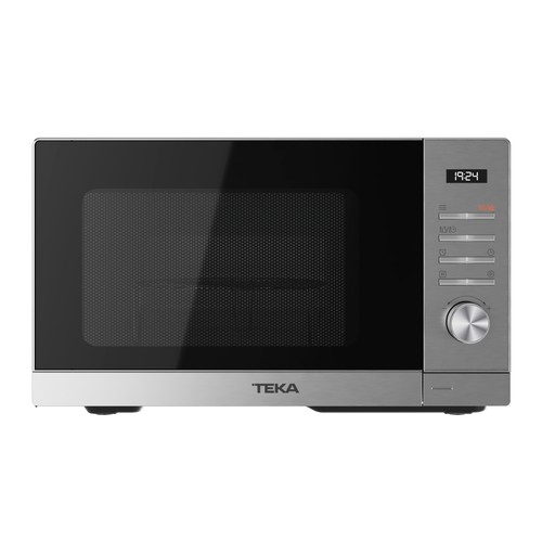 Microondas con grill TEKA MWE FS25 G, color gris, capacidad 25L, potencia: 900W, grill: 1000W.