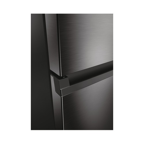 Frigorífico combi 185cm HAIER HDPR3618DNPD DARK INOX, NO FROST, clasificación energética: D, H: 185cm, A: 59,5cm, F: 66,7cm, capacidad total: 355L.