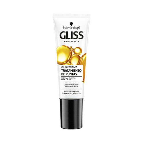 GLISS Tratamiento reparador de puntas abiertas, para cabellos dañados GLISS Oil repair de Schwarzkopf 50 ml.