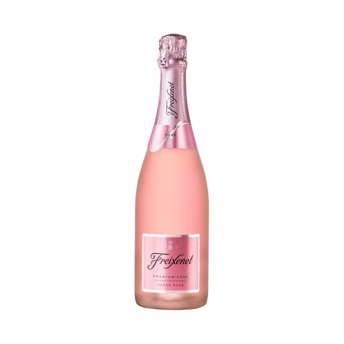 FREIXENET Cava rosado premium, elaborado según el método tradicional FREIXENET Carta rosé botella de 75 cl.