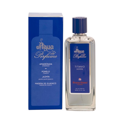 ALVAREZ GÓMEZ Eau de parfum para hombre con vaporizador en spray ALVAREZ GÓMEZ Titanio 150 ml.