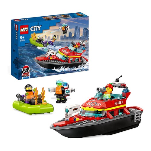 LEGO City - Lancha de Rescate de Bomberos +5 años