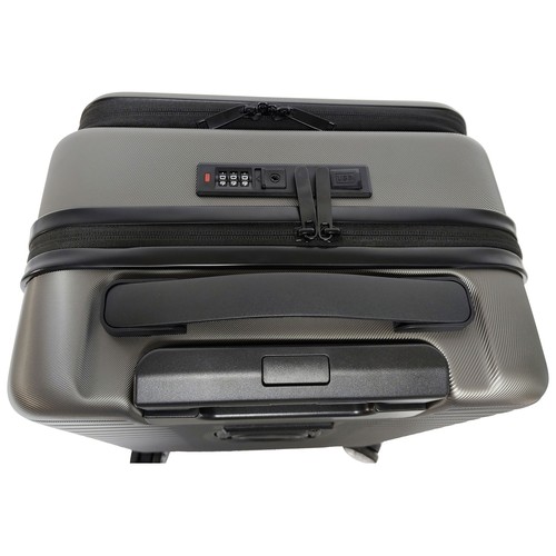Maleta de cabina tipo trolley  8 ruedas multifunctional  55cm gris. AIRPORT