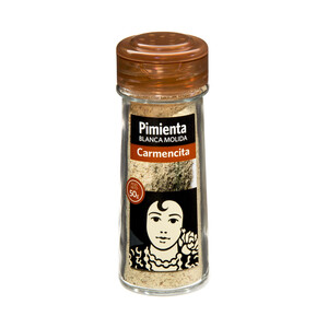 Imagen de CARMENCITA Pimienta blanca molida CARMENCITA 50 g.