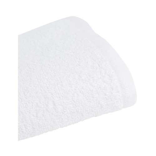 Toalla lisa de lavabo color blanco, 300g/m², ACTUEL