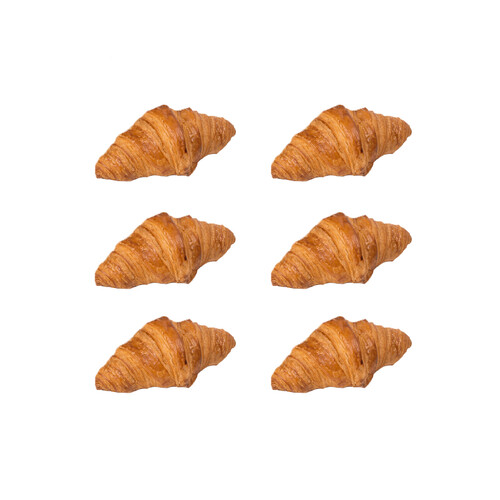 Mini croissant mantequilla, 6 uds, 110g.