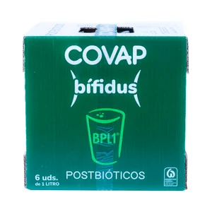 COVAP Bebida láctea con bífidus y postbiótiocos 6 x 1 l.