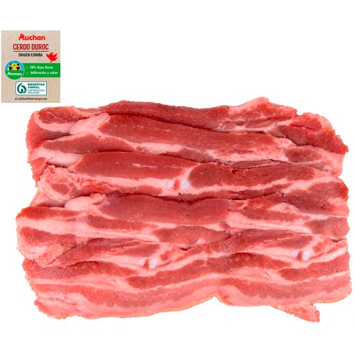 ALCAMPO CULTIVAMOS LO BUENO Filetes de panceta de cerdo raza Duroc