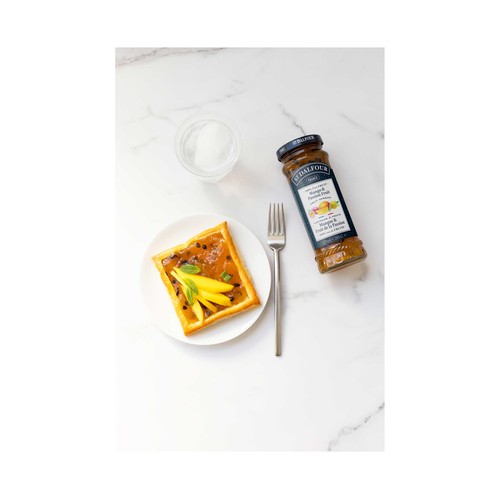 ST.DALFOUR Radsodia fruta, confitura de maracuyá y mango 284 g.
