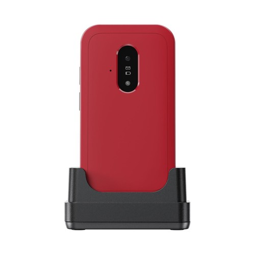 Teléfono móvil Senior DORO Leva E22 rojo y blanco, 4G, pantalla 2.8", 1150mAh