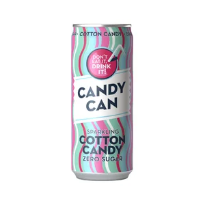 CANDY CAN Refresco sabor algodón de azúcar lata 33 cl.