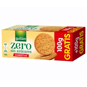 GULLÓN Zero Galleta de trigo sin azúcares 400 g.