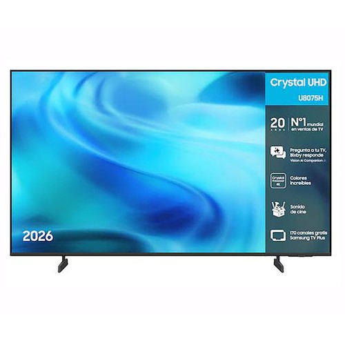 Televisión 165,1cm (65") LED SAMSUNG TU65U8075HUXXC, 4K, Tizen, Dolby digital plus, USB, 3HDMI, 120Hz.