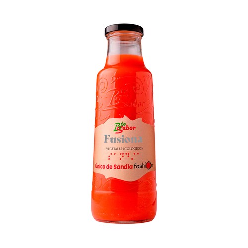 BIOSABOR Fusiona Gazpacho de sandía fashion con vegetales ecológicos 1 l.