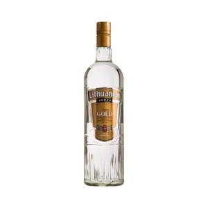 LITHUANIAN Gold  Vodka lituano con tripe destilación y filtrado cuatro veces Botella de 100 cl.