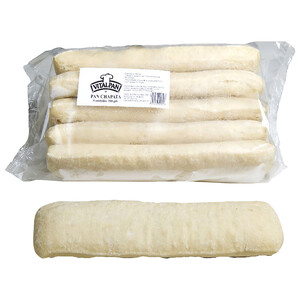 Imagen de VITALPAN Chapata rectangular de 30 cm, con masa pre-cocida y congelada 5 x 100 g (Aproximadamente).