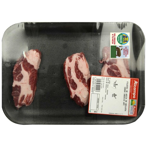 ALCAMPO CULTIVAMOS LO BUENO Filetes de aguja de bellota ibérico de cerdo