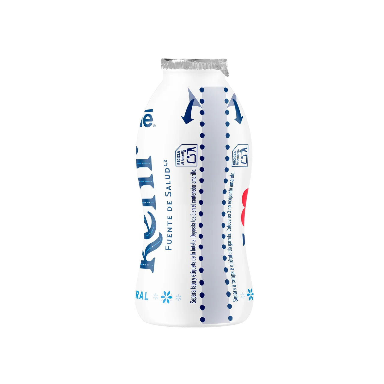 Kefir líquido natural, elaborado con fermentos lácteos y levaduras de 6 x 100 g.