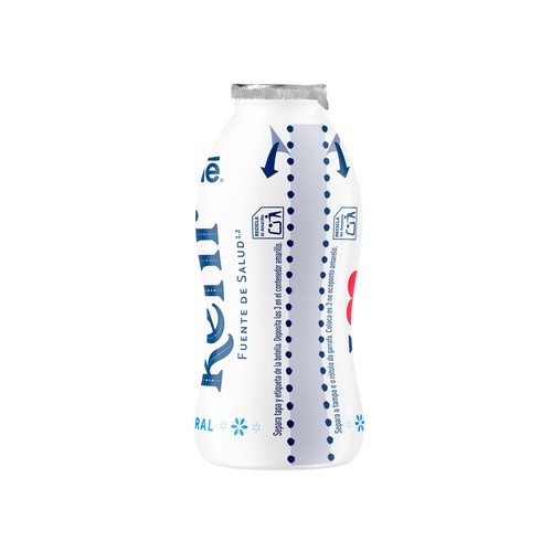 NESTLÉ Kefir líquido natural, elaborado con fermentos lácteos y levaduras de 6 x 100 g.