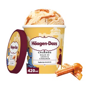 Imagen de HÄAGEN-DAZS Tarrina de helado de churros con dulce de leche y canela 420 ml.