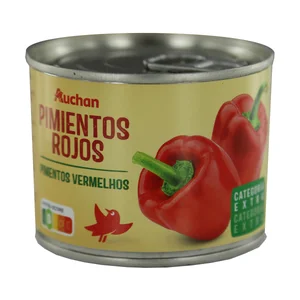 PRODUCTO ALCAMPO Pimientos rojos de categoría extra lata de 125 g.