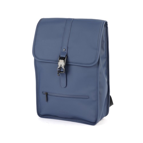 Mochila QILIVE CSR azul marino, con solapa de 14-15