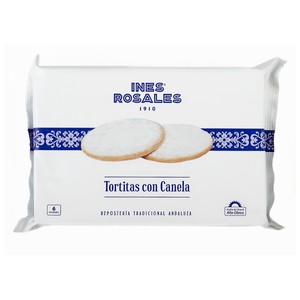 Imagen de INÉS ROSALES Tortitas nevadas con canela 6 uds. 180 g.