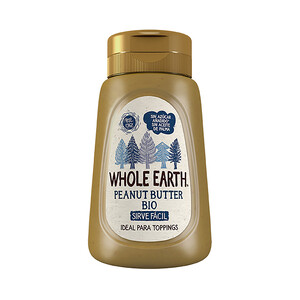 Imagen de WHOLE EARTH Crema ecológica 100% cacahuete, sirve fácil, sin azúcar añadido 320 g.