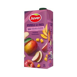 Néctar de mango y manzana, sin azúcares añadidos 2 l.