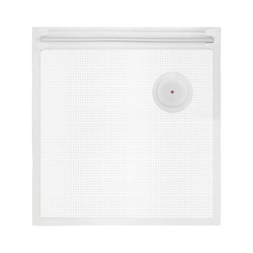 Pack de 10 bolsas QILIVE con válvula de vacío transparente, compatible con la envasadora vertical portátil Q.5577.