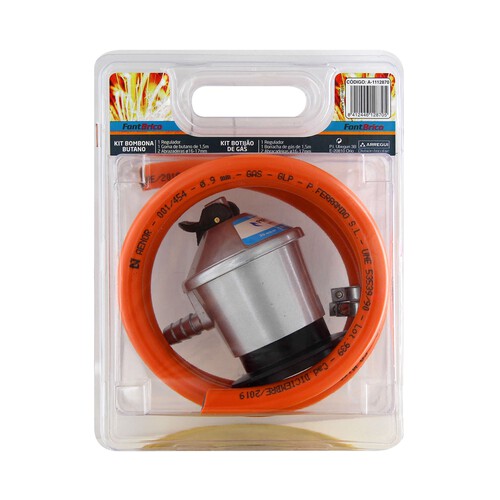 Alcampo Kit de conexión para bombona de gas butano FONTBRICO