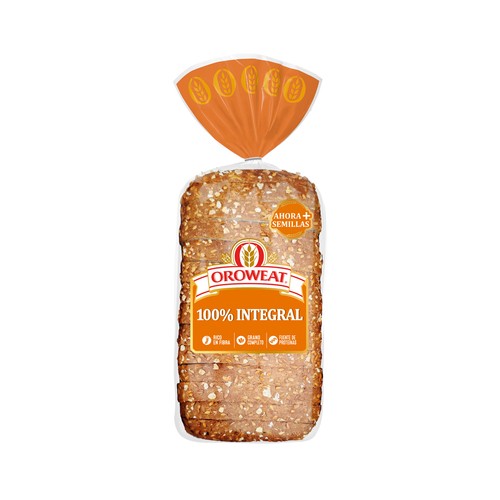 OROWEAT Pan de molde integral con semillas de sésamo y lino 550 g.