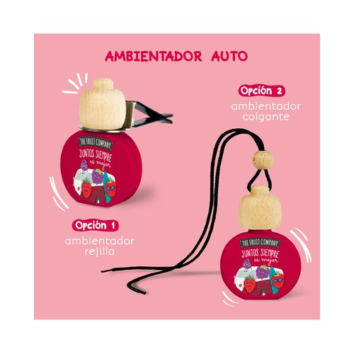 THE FRUIT COMPANY Ambientador perfumador para espacios reducidos, con aroma a frutos rojos.