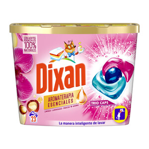 Detergente para ropa en cápsulas, Aromaterapia DIXAN TRIIO CAPS 23 uds.