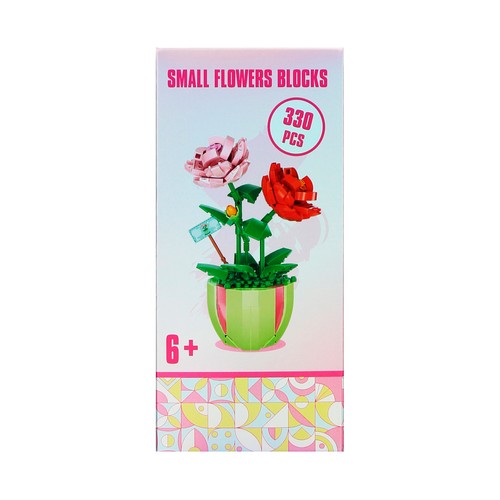 Construye tus Flores, modelos surtidos 305, 329 o 330 pcs +6 Años SNC