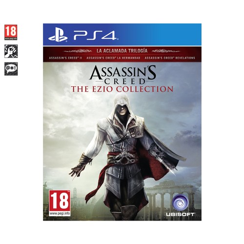 Assassin's Creed The Ezio Collection para Ps4. Género: aventura, acción. PEGI: +18.