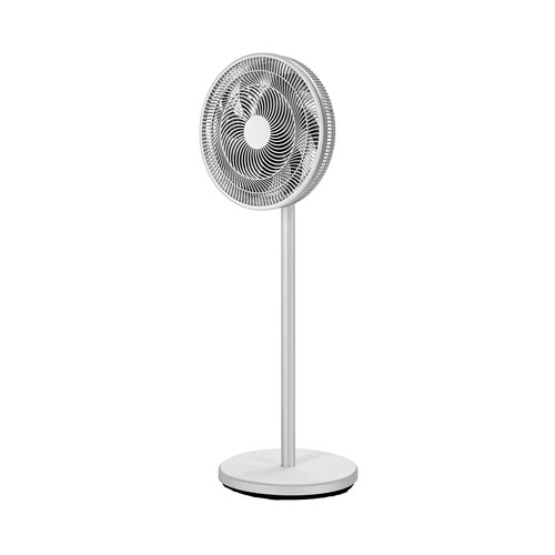 Ventilador de pie QILIVE Q.6871, 45W, 40cm, color blanco, con 3 velocidades.