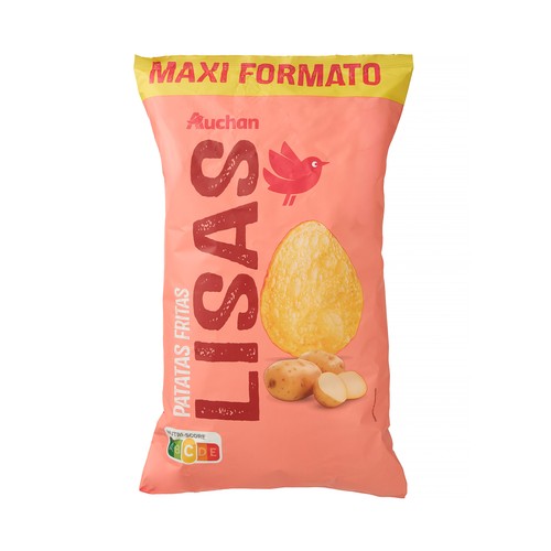 PRODUCTO ALCAMPO Patatas fritas lisas bolsa de 350 g.