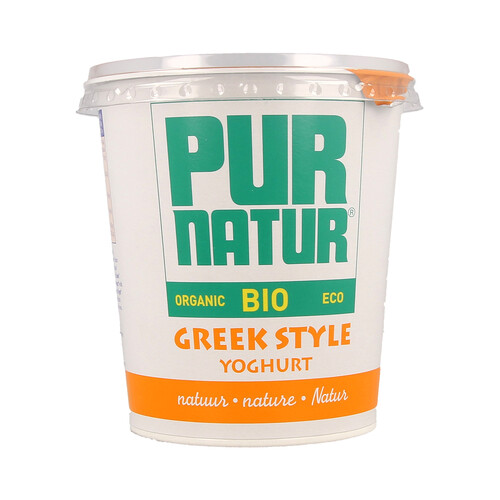 PUR NATUR Yogur estilo grigo natural ecológico PURNATUR 700 g.