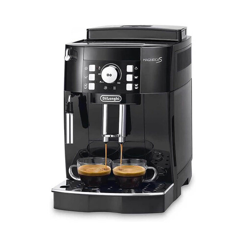 Cafetera espresso superautomática DELONGHI Magnifica S ECAM 21.117.B, presión 15bar, molinillo, café en grano o molido, sistema Cappuccino, 1450W.