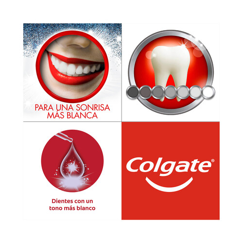 COLGATE Pasta de dientes con flúor y acción blanqueante instantánea COLGATE Max white optic 75 ml.