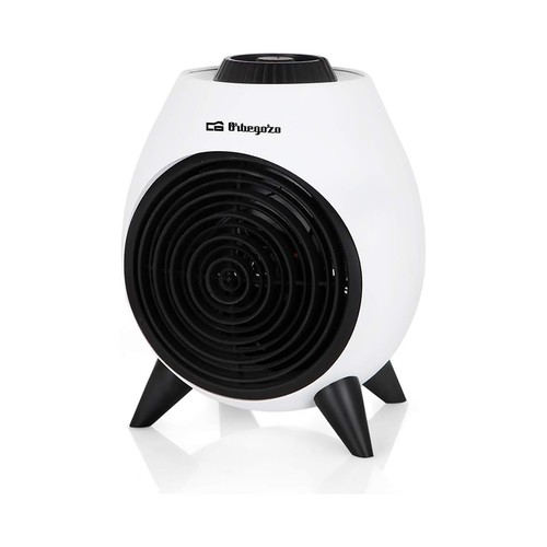 Calefactor eléctrico ORBEGOZO FH 5037, 2000W, 2 modos, termostato.
