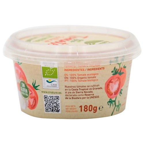 CAÑA NATURE Bio Tomate rallado ecológico 180 g.